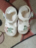 G.duck小黄鸭学步鞋夏季防滑女宝宝凉鞋公主鞋0-2-3-4岁婴幼儿软底 米白色 25 码 内长15.5厘米 实拍图
