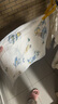 babycare全棉六层纱布方巾拉伸尺寸30*30CM哈沃伊天空蓝 实拍图