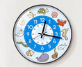BBA挂钟创意卡通钟表家用客厅儿童房卧室挂墙时钟 海底世界30cm 实拍图