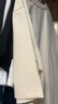 杰克·琼斯（JACK&JONES）25年男装T恤男夏季T恤舒适男士短袖凉感多色上衣纯色水洗不易走形 沙灰色C13 XL 185 实拍图