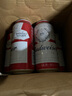 百威啤酒TOP淡色拉格450ml*18听整箱装新老包装交替发货  实拍图