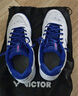 威克多（VICTOR）胜利专业羽毛球鞋男女训练比赛运动鞋宽楦减震透气防滑耐磨9200td 【王小羽同款】P9200TD-AB/白蓝 44 实拍图