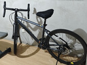 Jeep吉普公路自行车碟刹变速自行车男女学生公路车竞技代步车-RS730 RS730-公路把-高级灰-铝合金 M码（适合身高165-185CM） 18速-闸变一体-追求速度(高阶款) 实拍图