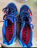 adidas adizero RC 4训练备赛竞速轻盈薄底日常体测跑鞋阿迪达斯   深蓝/浅蓝/粉   42.5 实拍图