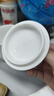 兮元记羊脂玉瓷茶杯马克杯办公室陶瓷个人专用带盖水杯家用轻奢定制杯子 羊脂玉瓷言宋水杯-纯色-简装 实拍图