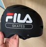 斐乐FILA专业滑板头盔成人儿童安全帽滑板车自行车安全头盔 黑色 L码 实拍图