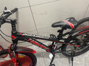 永久（FOREVER）儿童自行车青少年变速山地车中学生单车减震赛车脚踏车22寸黑红色 实拍图