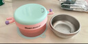 babycare宝宝辅食碗婴儿注水保温碗恒温不锈钢ppsu儿童宝宝餐具套装礼盒 威利特粉-单碗【不锈钢内胆】 实拍图