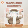 雅迪（yadea）前置通配型宝宝椅电动车摩登儿童座椅安全避震自行车儿童座椅-黑色 实拍图