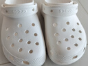 卡骆驰（crocs）女鞋厚底云朵洞洞鞋户外休闲时尚一脚蹬沙滩鞋 206750-100 37-38 实拍图