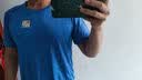 迪卡侬（DECATHLON）凉感短袖速干衣T恤男上衣运动透气半袖宽松训练健身跑步FICM 亚麻蓝 面料升级 M (欧码版型，建议拍小一码) 实拍图