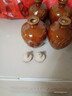 批发家用空酒瓶土陶存酒罐婚宴寿宴席用精美陶瓷酒壶酒坛1-10斤装 1斤装空酒罐+红头巾带膜 实拍图
