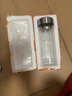 玻璃透明双层创意玻璃杯耐高温圆形茶杯大容量成人带盖泡茶杯 双层玻璃杯1个 实拍图