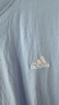 adidas情侣休闲纯棉上衣圆领短袖T恤男女夏季阿迪达斯官方轻运动 蓝色 L 实拍图