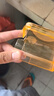轻奢漱口杯情侣牙刷杯洗漱杯子透明牙膏牙刷收纳盒家用牙具牙缸杯 质感灰+霞光橙【2个装】 无规格 实拍图