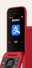诺基亚 NOKIA 2660 Flip 4G 移动联通电信 双卡双待  翻盖手机 备用手机 老人老年手机 学生手机 红色 实拍图