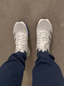 adidas ADIZERO BOSTON 9超轻马拉松boost专业竞训跑鞋男阿迪达斯 白色/银色/蓝色   45 实拍图