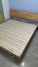 林氏家居全实木床双人床1.8米1.5米可选主卧室大床原木风床架单人床PK13A 【低铺|床铺板】床+零胶弹簧床垫 1.8米x2米 实拍图