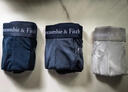 ABERCROMBIE & FITCH男装3条组合装经典LOGO舒适柔软弹力轻薄四角内裤KI114-3083 蓝色/灰色 3条 M 实拍图