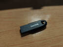 闪迪（SanDisk）128GB USB3.2 U盘 CZ550黑色 安全加密 数据恢复 学习办公电脑车载 小巧便携 高速大容量优盘 实拍图