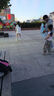 斯威（SWAY）轮滑鞋儿童溜冰鞋男女童初学套装中小学滑轮滑冰旱冰鞋成人直排轮 莫紫八轮全闪+一体支架+大礼包 L (适合12岁-成人)平时鞋码36-41 实拍图
