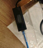 绿联（UGREEN）USB3.0转网口千兆百兆有线网卡转RJ45网线转接头网口转换器 适用苹果Mac华为笔记本电脑Switch USB百兆网卡 实拍图