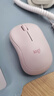 罗技（Logitech）M221 轻音鼠标 无线鼠标 办公鼠标 对称鼠标 带无线微型接收器 雾霭蓝 实拍图