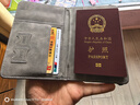 有时光护照夹收纳包钱包证件防盗刷卡包保护套零钱银行卡套出国便携灰色 实拍图