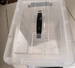 禧天龙塑料衣物收纳箱玩具整理箱55L 透明 1个装 带轮 实拍图