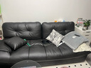全友家居布艺沙发客厅小户型奶油风直排沙发现代简约风沙发国家补贴 标准版|黑色|科技布|2.15m直排 实拍图