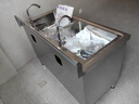 法耐（FANAI） 加厚304不锈钢一体水槽柜商用厨房洗菜盆洗手池洗碗池一体盆 【加厚小单槽】长50宽50高80 实拍图