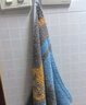 金号纯棉方巾儿童毛巾4条装吸水不易掉毛居家便携 带挂绳34*33cm 实拍图