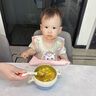 葆氏儿童罩衣短袖围兜宝宝吃饭防溅衣防水防油春夏辅食围嘴2件装-黄粉 实拍图