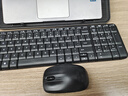 罗技（Logitech）MK220 键鼠套装 无线键鼠套装 办公键鼠套装  多媒体键鼠套装 带无线2.4G接收器 黑色 实拍图
