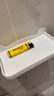 免打孔卫生间纸巾盒厕所抽纸卷纸洗手间收纳浴室置物架壁挂 白色单层手机架免打孔配件 实拍图