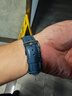 威千图适用华为手表表带watch gt3/gt2真皮表带watch gt3pro 托帕蓝-尖尾皮带丨按压款【42/43mm表盘】 实拍图