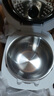 东芝（TOSHIBA）【国家补贴20%】白珍珠0涂层电饭煲家用3-6人无涂层不锈钢IH煮饭锅4升容量一级能效 RC-15HOVC(W) 实拍图