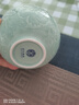 苏氏陶瓷（SUSHI CERAMICS）青瓷釉陶瓷碗花开富贵米饭碗汤碗6件套装餐具 实拍图