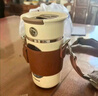 康巴赫保温杯钛杯男女高颜值便携水杯吸管杯女士高档精致咖啡杯子双饮杯 【浅樱粉】杯套+纯钛内胆 400ml 实拍图