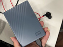 西部数据（WD）5TB 移动硬盘 兼容type-c My Passport随行版2.5英寸 灰 机械硬盘 笔记本电脑外接 大容量加密存储 实拍图