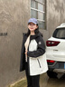 波司登2025新款冲锋衣鹅绒服女短款三合一防风防水保暖外套B250331302 月光白/黑色|8050/8056|80MC S 160/84A 体重约100-110斤 实拍图