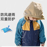 戴维贝拉（DAVE＆BELLA）童装防水衣服男童儿童外套女童秋冬宝宝加绒大童防风衣男孩女棉服 藏青色DB4224558 140 cm（建议身高130-140cm） 实拍图