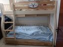 聚福财儿童床双层床男女孩上下铺成人床小户型带滑梯上下床上下层实木床 爬梯款 上铺宽100下铺宽120 实拍图