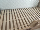 源氏木语儿童家具 儿童床垫卧室青少年护脊睡垫家用环保透气海绵防螨黄麻床垫家具 (全垫零胶水)J50床垫-厚8/偏硬H2 1800mm*2000mm 实拍图