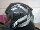 Andes HELMET3c认证电动摩托车头盔男四季女士夏季头盔安全帽四季通用夏天半盔 哑黑机甲款【3C秋冬款】 均码 实拍图