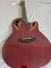 OVATION奥威逊CE44、CE48系列民谣吉他单板CE44C古典电箱琴葡萄音孔圆背 标准版【CE44-RR】宝石红 实拍图