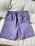 QGF冰丝速干运动短裤女男新款夏季五分裤外穿百搭美式宽松休闲中裤子 紫色 M 【建议90-110斤】 实拍图