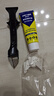 防水防霉玻璃胶陶瓷密封胶瓷砖填缝马桶安装卫浴结构胶美缝封边 防水强 防霉 固化快 【单支装+铲胶器神器】230ml 实拍图