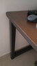 超·奈（CHAONAI）【顺丰到家】电脑桌家用台式简约办公卧室小户型学习桌简易书桌子 【单桌25MM厚桌面】黑架+古橡木 长180CM宽60CM高75CM 实拍图