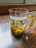 忆壶茶泡茶杯全玻璃月牙过滤耐热防爆茶水分离办公室喝茶男女士专用杯子 实拍图